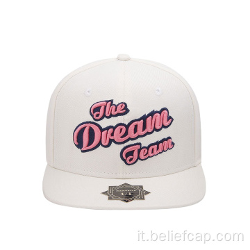 3 d ricami unisex cappelli snapback sportivi personalizzati